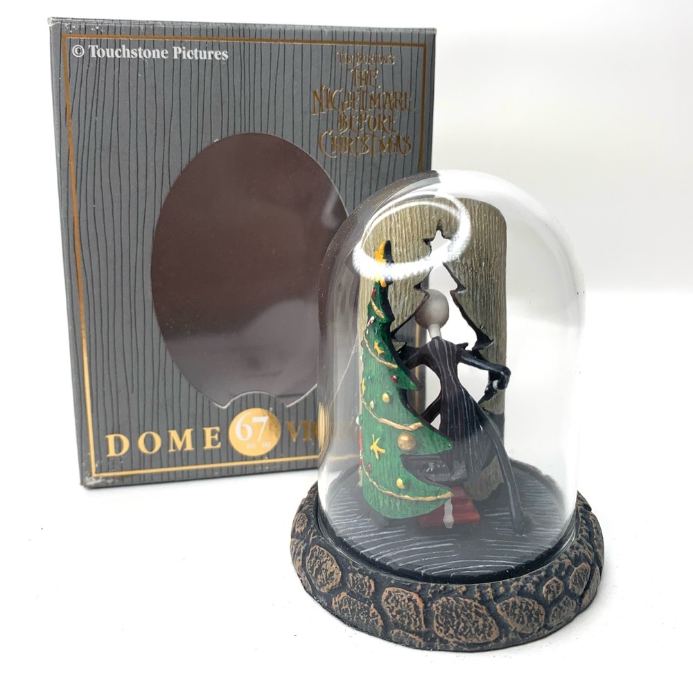 Nightmare Before Christmas Jack Skellington Christmas Town Door Dome Vignette